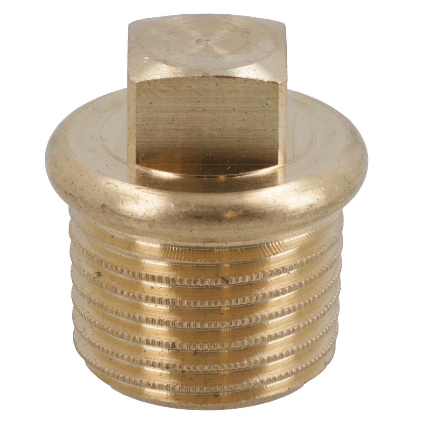 2 PACK Universal Brass Boat Drain Plug Speedboat Rib Garboard Bung Transom