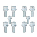 10 Pack M12 x 1.5 Trailer Wheel Spherical Bolt for Ifor Williams Indespension