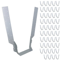 Long Leg Joist Hanger Or I-Beam Fastener Fixing Support Galv 150mm Wide