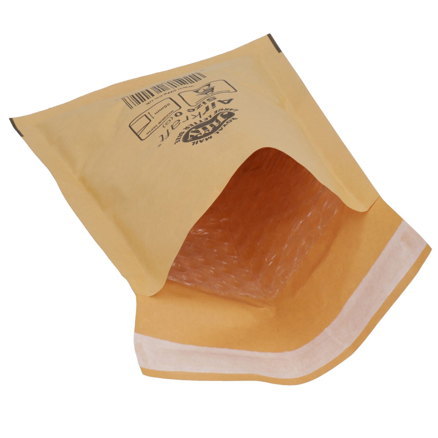 400pk Genuine Gold Jiffy Bag Airkraft Bubble Padded Mail Bag Envelope Size 0