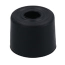 Black Rubber Door Stop Stops Stopper Wedges Buffer Skirting Protection