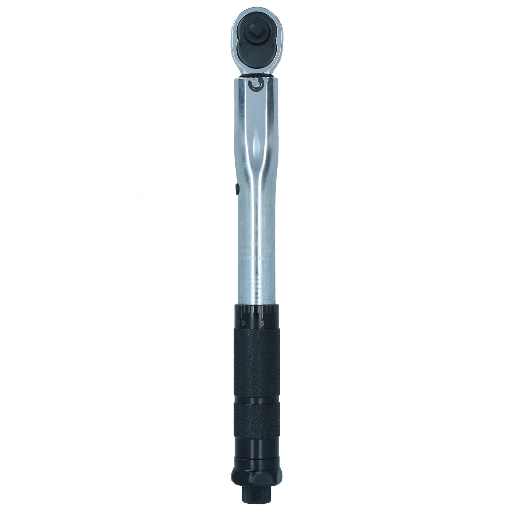1/4in Drive Micrometer Adjustable Click Torque Wrench Ratchet 2.26 – 22.6Nm