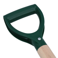 Handle Poly Top Wood Wooden Shaft D Handle Garden Shovel Fork Spade 75cm