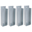 Gravel Board Clip Fence Panel Holder Mounting Bracket 25/50mm x 150/225mm