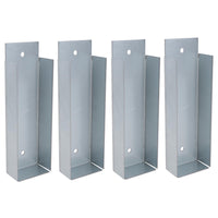 Gravel Board Clip Fence Panel Holder Mounting Bracket 25/50mm x 150/225mm