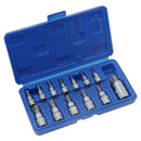13pc Male Torx Star Bit Sockets Mixed Drive 1/4" 3/8" And 1/2" T8 - T70