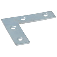 Corner Mending Plates Flat L Shape Fixing Brackets 50mm x 50mm x 10mm