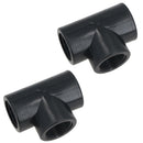 Polypropylene PP 1-1/2in BSP Female Threaded 90° Tee Piece Equal Tees