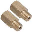 Brass Brake Pipe Union Fitting Adaptor Metric M12 Male – M10 Female