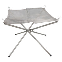 Stainless Steel Portable Foldable Outdoor Fire Pit Campfire Camping Bonfire Wood