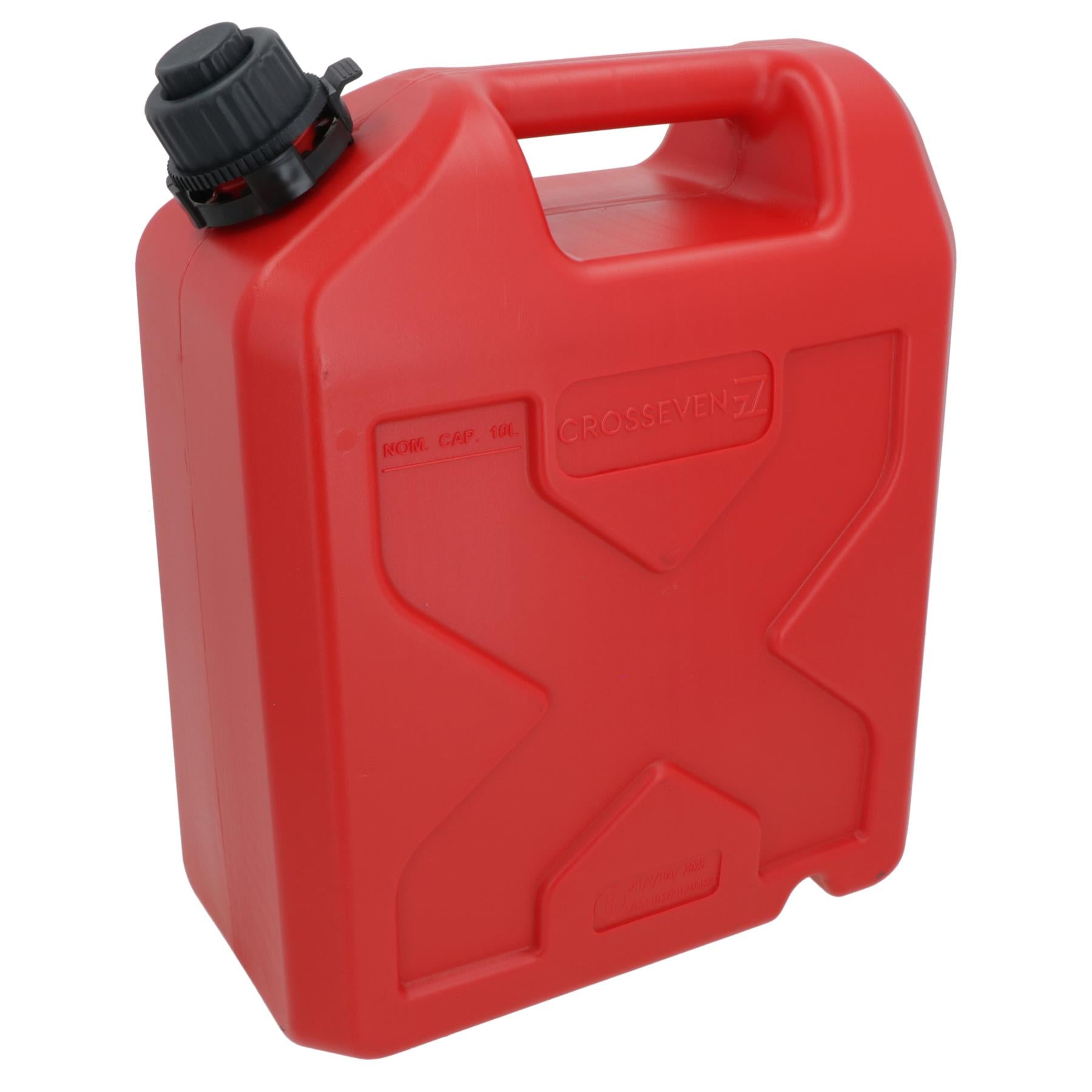10L Plastic Fuel Jerry Can & Auto Spout Petrol Diesel Storage 10 Litre Made in Italy