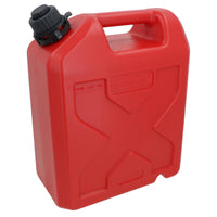 10L Plastic Fuel Jerry Can & Auto Spout Petrol Diesel Storage 10 Litre Made in Italy
