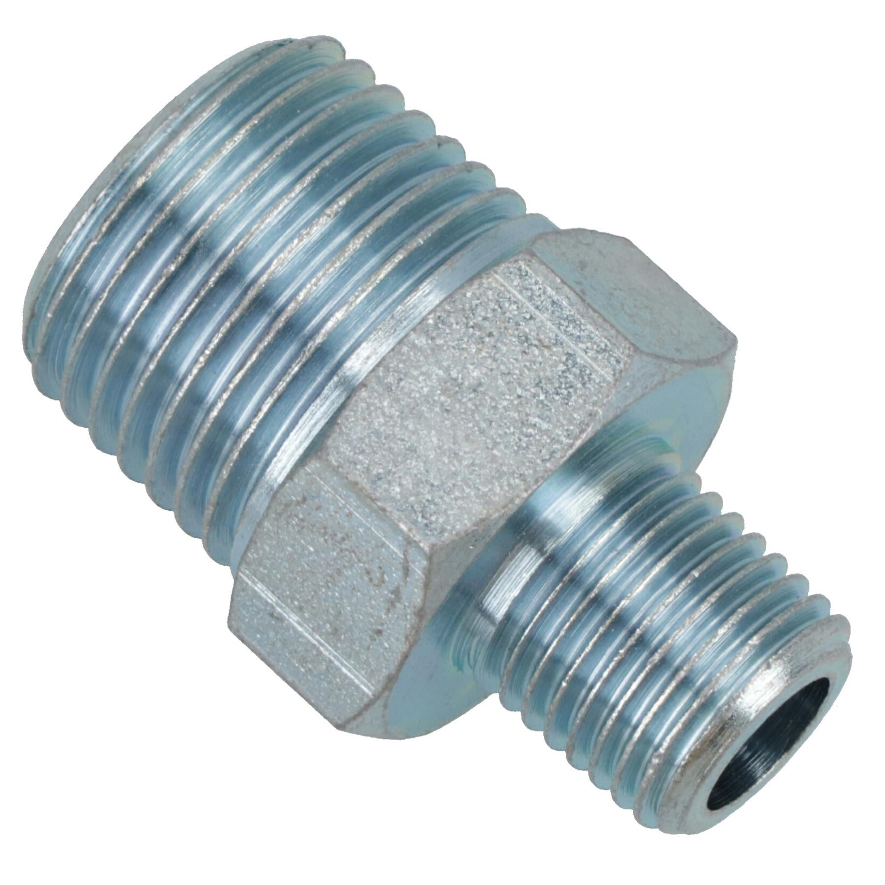 1/4" BSP Male to 1/2" BSP Male Step Up / Down Thread Union Fitting 2 PACK FT055