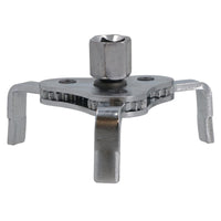 Oil Filter Remover Removal Wrench 3 Legged 3/8" And 1/2" Drive 63mm - 102mm