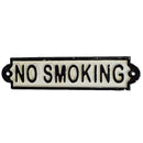 No Smoking Cast Iron Sign Plaque Door Wall Fence Post Cafe Shop Pub Hotel Bar