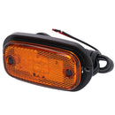 Feu de position latéral à LED orange/ambre pour remorque, caravane, fourgonnette, 12 V ou 24 V TR118