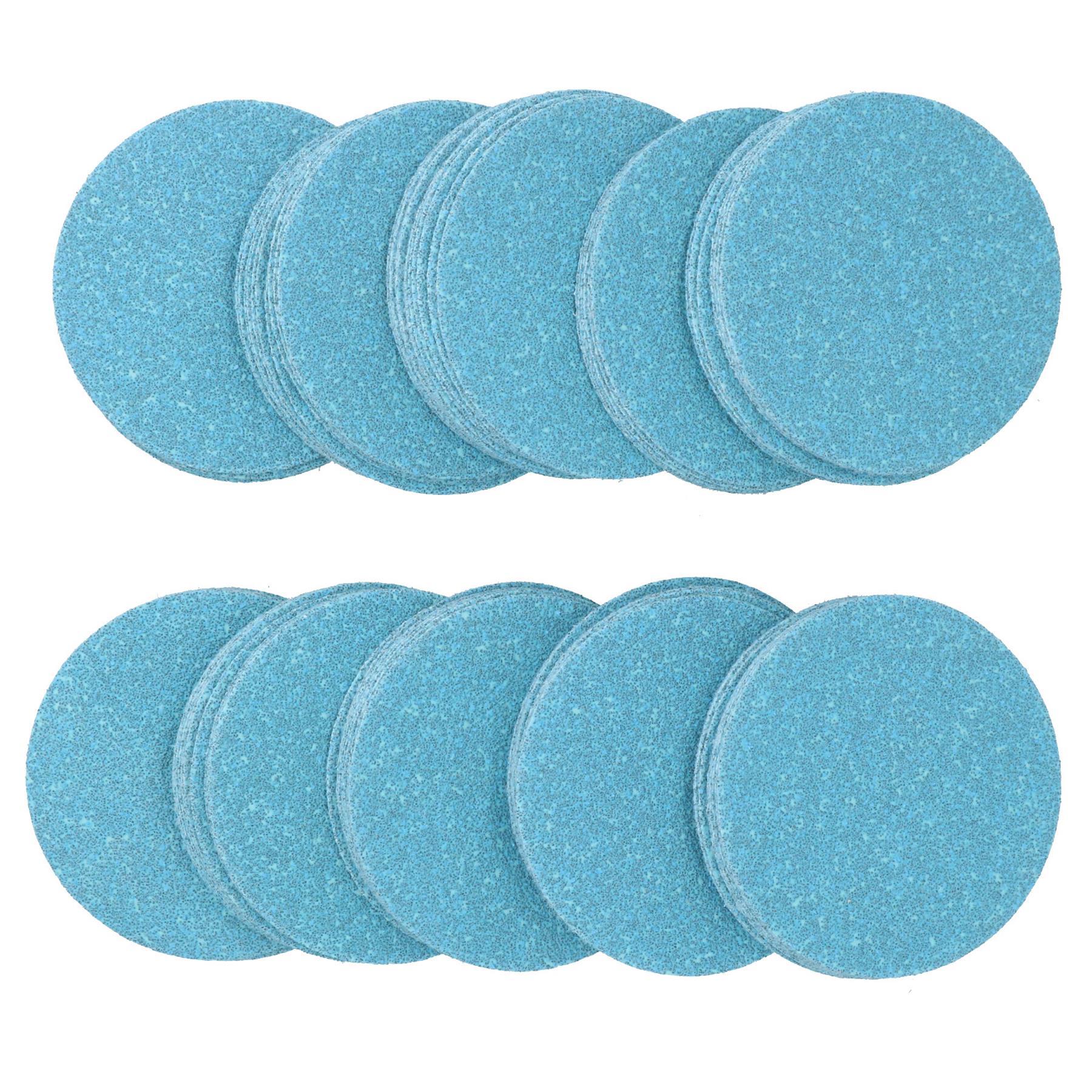 75mm Ceramic Abrasive Sanding Polishing Discs Hook and Loop 80 - 320 Grit