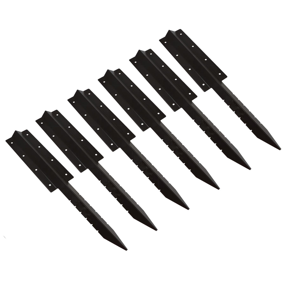Garden Double Sleeper Straight Support Spike Stake Powder Coated 670mm