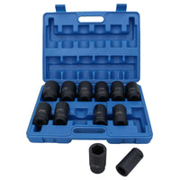 3/4” Drive Air Impact Wrench Gun 1800 Nm + 12 Sockets 24 – 41mm + Extensions
