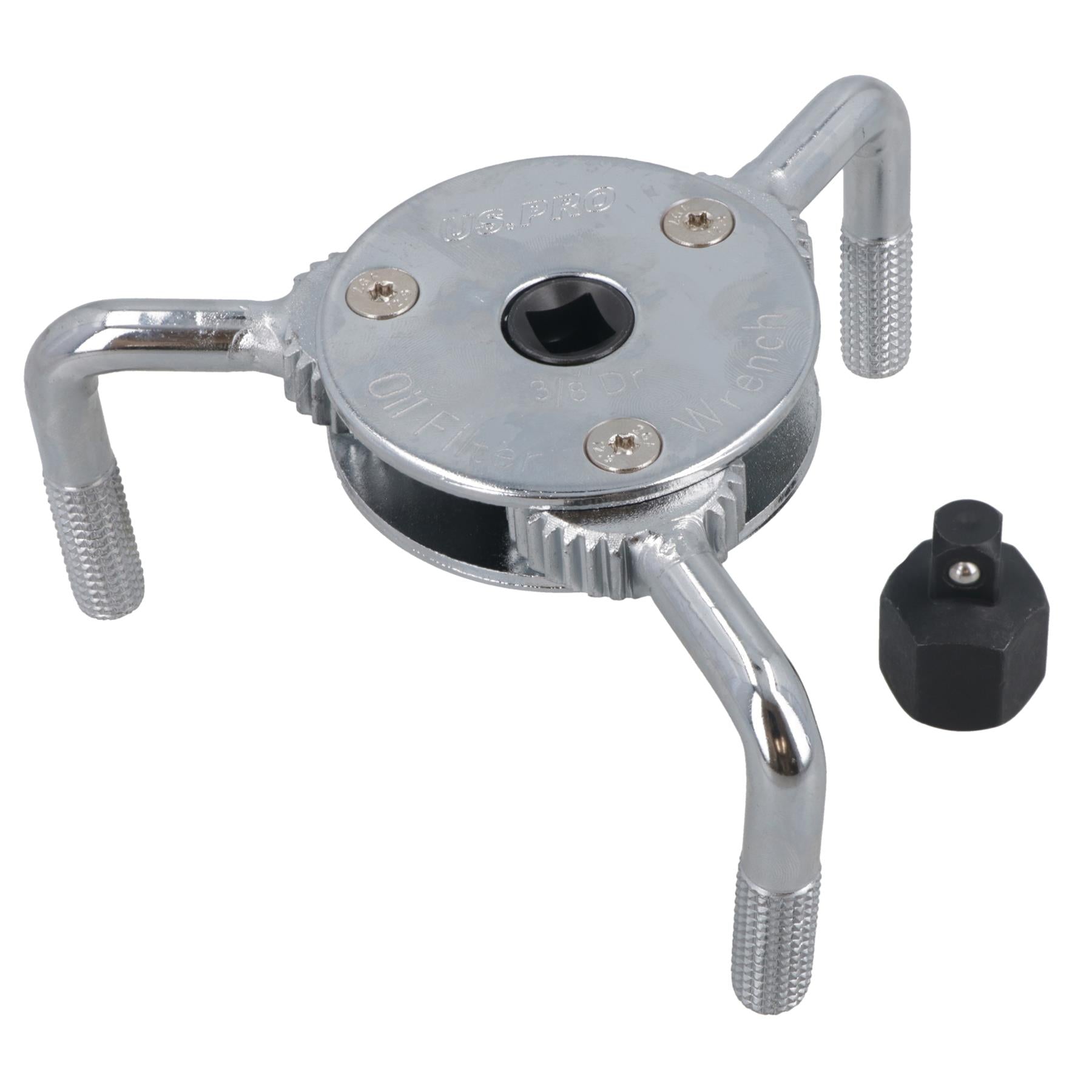 Adjustable Oil Filter Wrench Remover Tool 3 Legged 3/8" 1/2" Drive 65 - 120mm