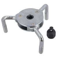 Adjustable Oil Filter Wrench Remover Tool 3 Legged 3/8" 1/2" Drive 65 - 120mm