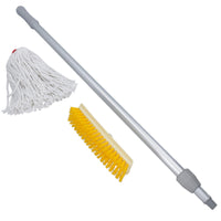 Boat Easy Mooring Hook Buoy Pick Up Broom Brush Mop Cleaning Wash Kit