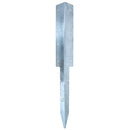 Garden Double Sleeper Corner Support Galvanised Stake Spike 670mm Long