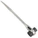 Gerüstschlüssel Ratschen-Podger 2-Wege-Bi-Sechskant-Ratsche 19 mm 24 mm Gerüstbauer