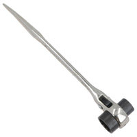 Gerüstschlüssel Ratschen-Podger 2-Wege-Bi-Sechskant-Ratsche 19 mm 24 mm Gerüstbauer