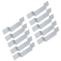 Fence Panel Security Bracket 100mm Anti Rattle Concrete Or Wood Post Clips