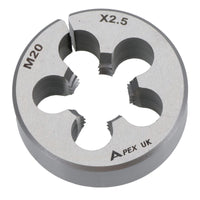 M20 x 2.5mm Metric Split Die Rethreading Thread Cutter Tungsten Steel 50mm