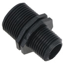 Polypropylene PP Male Threaded Pipe Reducing Nipple 3/4in x 1/2in BSP