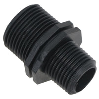 Polypropylene PP Male Threaded Pipe Reducing Nipple 3/4in x 1/2in BSP