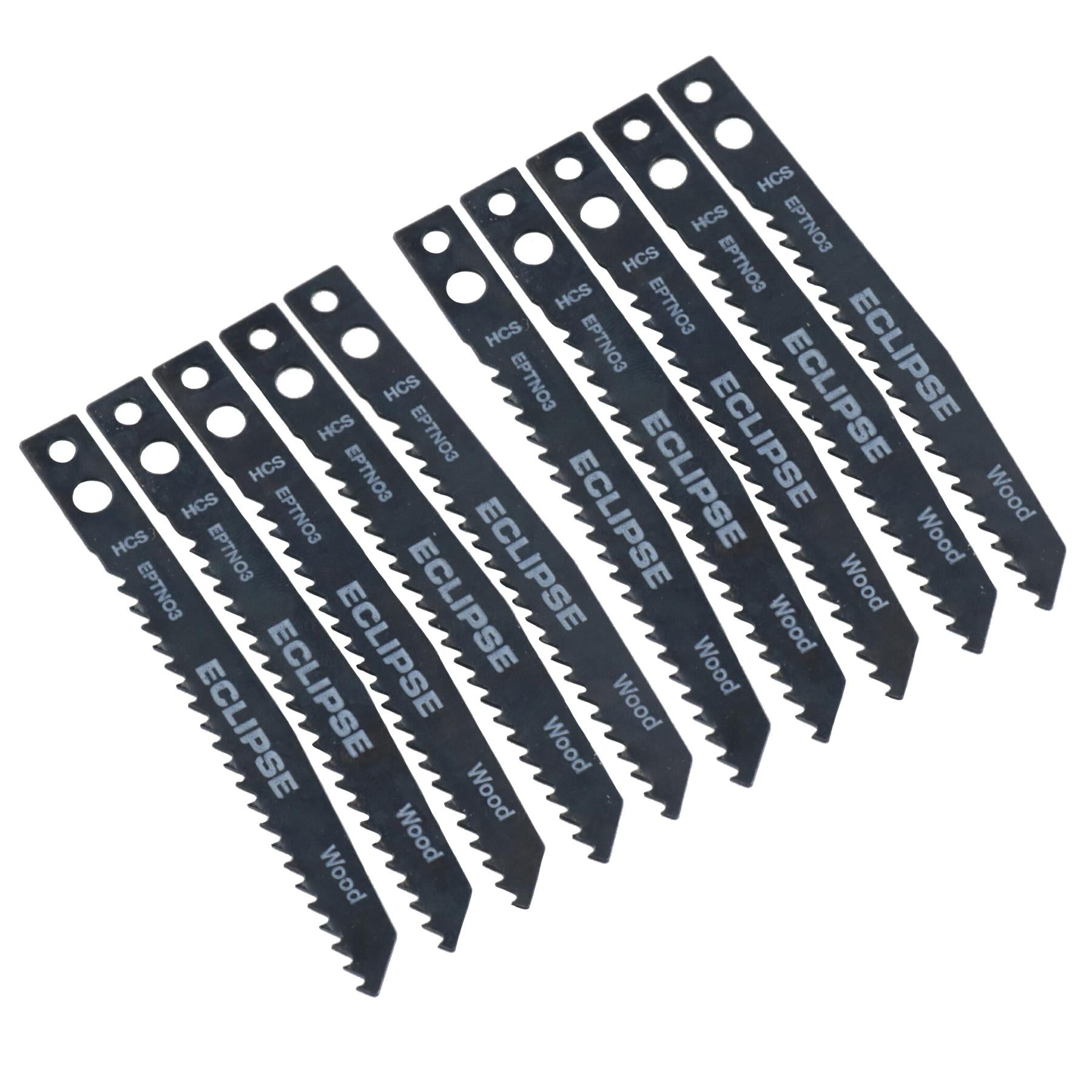 Eclipse Jigsaw Blades for Cutting Soft Wood, Plywood + Plastics 3 – 50mm