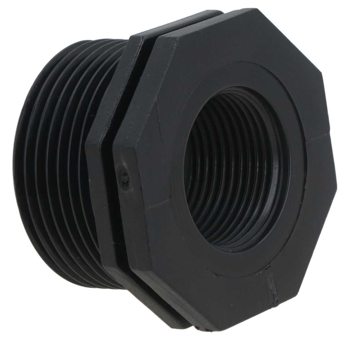 Polypropylene PP 1-1/4in – 3/4in Female – Male Pipe Threaded Reducing Bush