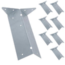 Arris Rail Bracket Fence Post Support Galvanised 100mm, 225mm or 300mm