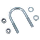 M8 Round Bend U Bolt 34mm x 64mm Width x Length Pipe Clamp Fixing