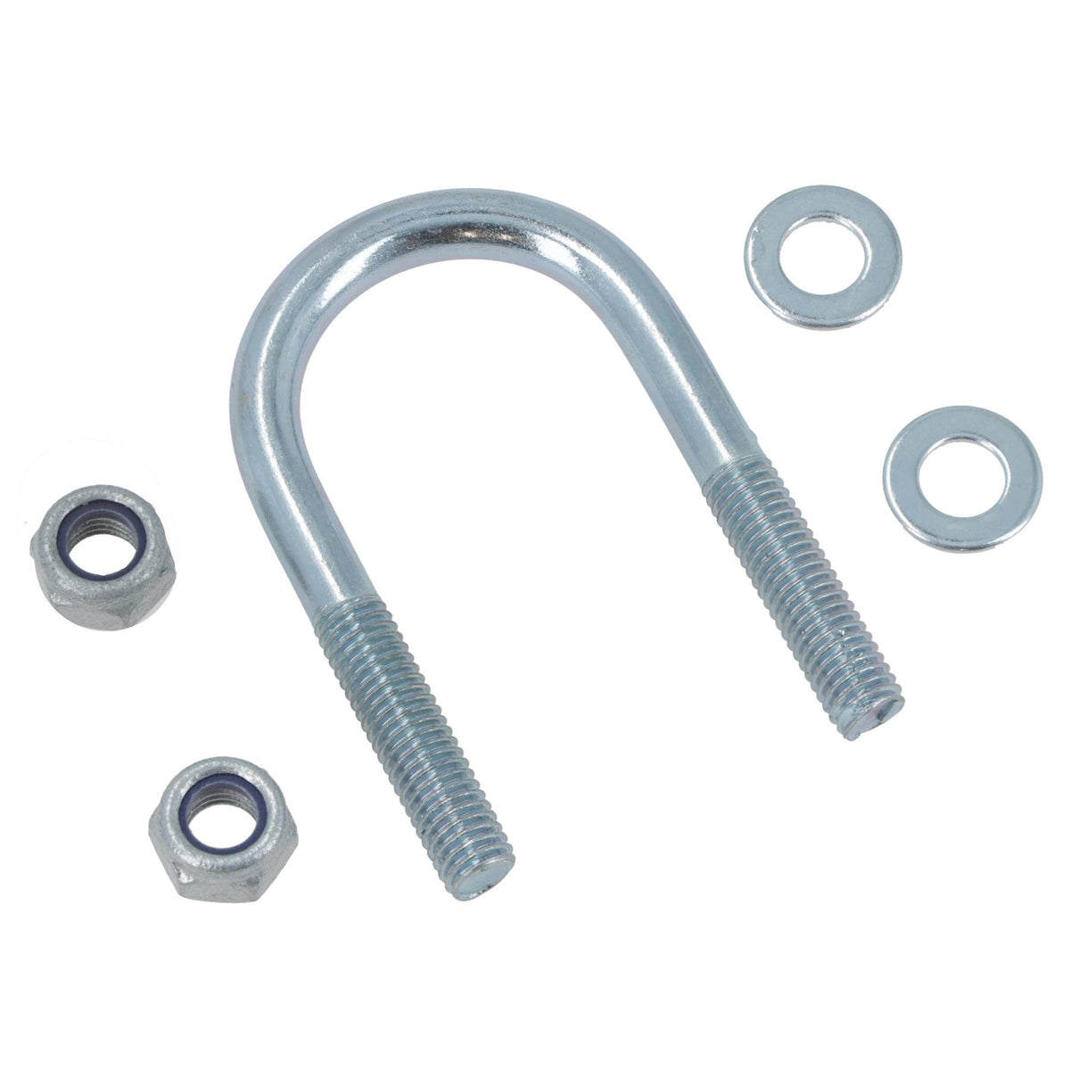 M8 Round Bend U Bolt 34mm x 64mm Width x Length Pipe Clamp Fixing