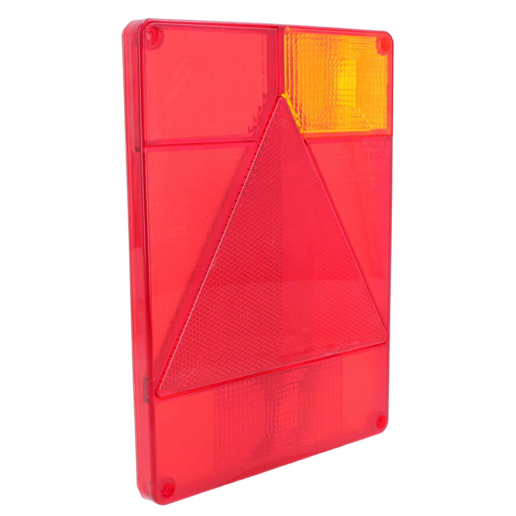 Trailer Light Lens Radex Replacement Right for Ifor Williams Indespension TR196