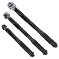 3pc Calibrated Adjustable Torque Wrench 2 - 230Nm 17 - 170ft/lbs Mixed Drive