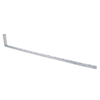 Horizontal Heavy Duty Restraint Strap 800mm Length 100mm Bend Galvanised