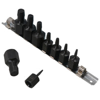 3/8" 1/2" Drive Screw Stud Spiral Extractor Remover Removal Set 2 - 14mm 9pc