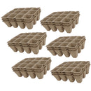 Biodegradable Seedling Starter Germination Trays Fibre Plant Pots