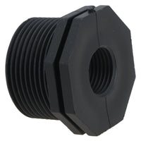 Polypropylene PP 1-1/4in – 1/2in Female – Male Pipe Threaded Reducing Bush