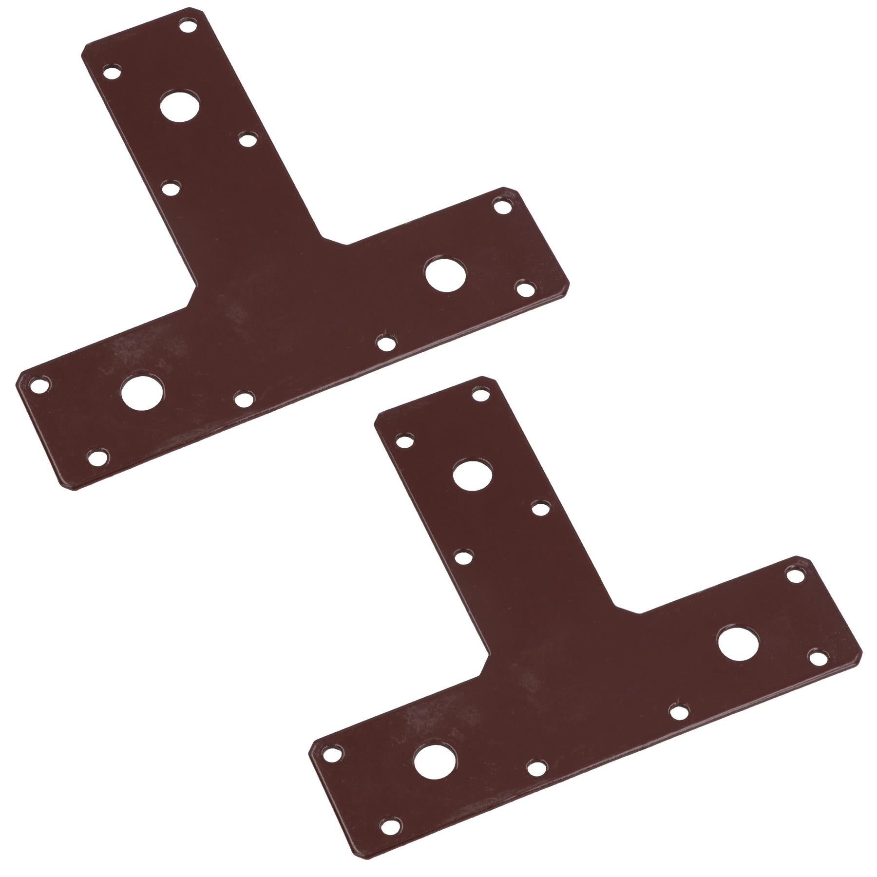 T-Shape Bracket Brace Fastener Plate 150 x 90 x 37mm Joist Joiner Mending