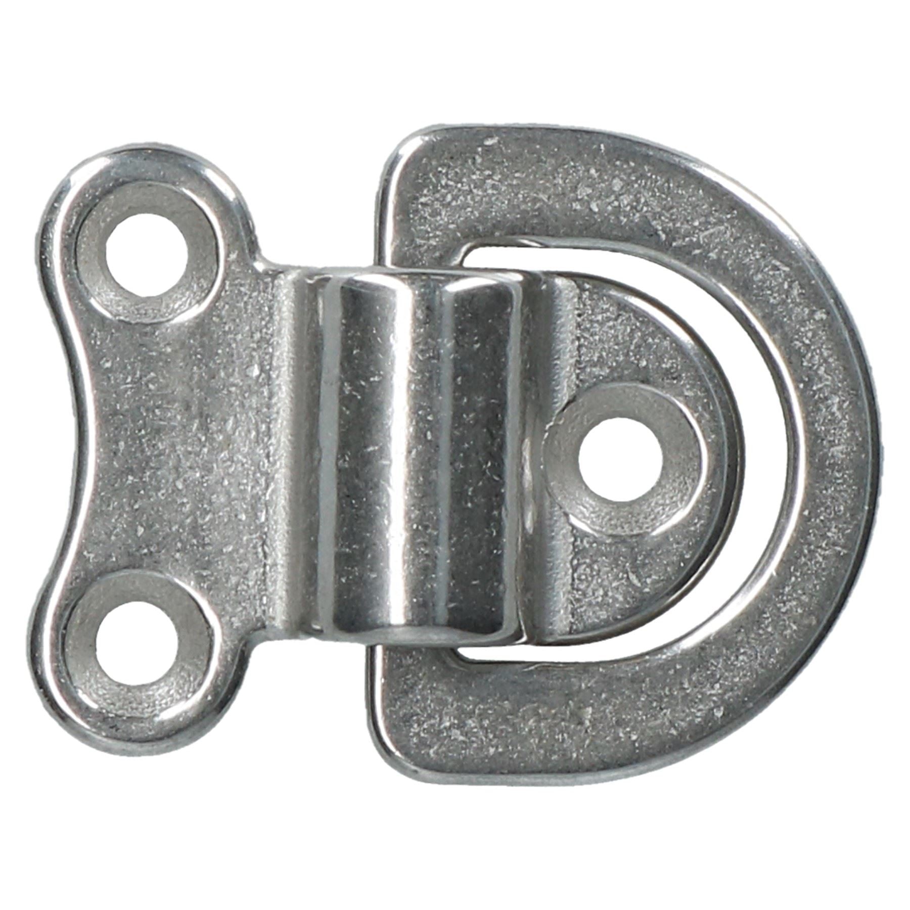 24mm Folding Pad Eye Ring Tie Down Anchor Marine Grade 316 Stainless Steel
