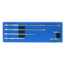 1/4" Antrieb Wobble Swivel Socket Extension Bar Set 6-teilig 50mm - 275mm Bergen