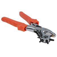 Heavy Duty Revolving Leather Punch Pliers Round Hole Marker Belt Strap 6 Sizes