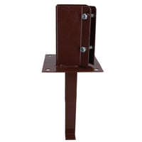 Concrete In Wooden Post Shoe Support Base Bracket Holder 75mm or 100mm Decking