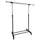 Heavy Duty Metal Clothes Rail Hanger Storage Rack Stainless Steel Adjustable